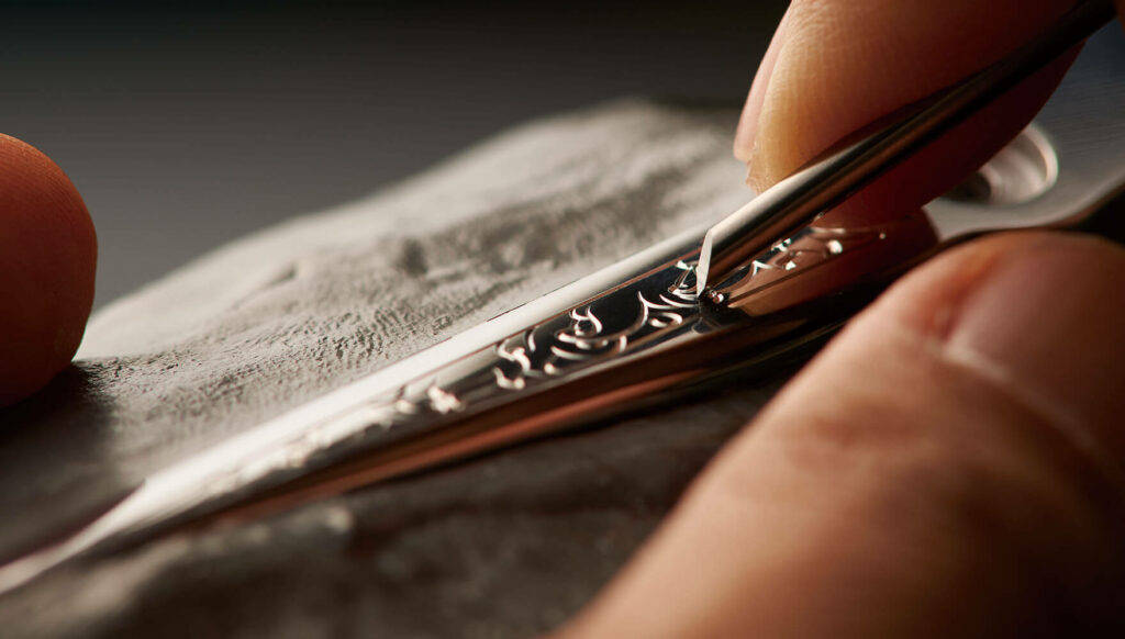 photo engraving model mizutani scissors 100 ans édition limitée 