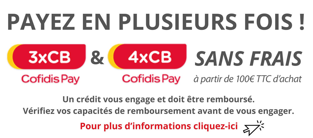 Payez vos achats Mizutani Scissors France en 3x ou 4x avec Cofidis, à parti de 100€ TTC d'achat